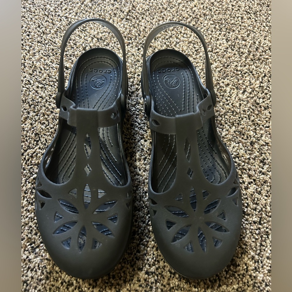 CROCS Women's Dark Gray Sandals